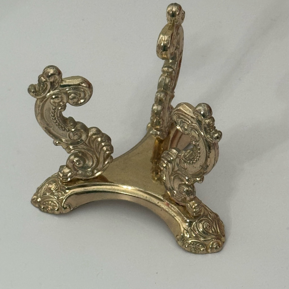 Vintage Godinger Silver Art Co. Gold-Plated Sphere Holder